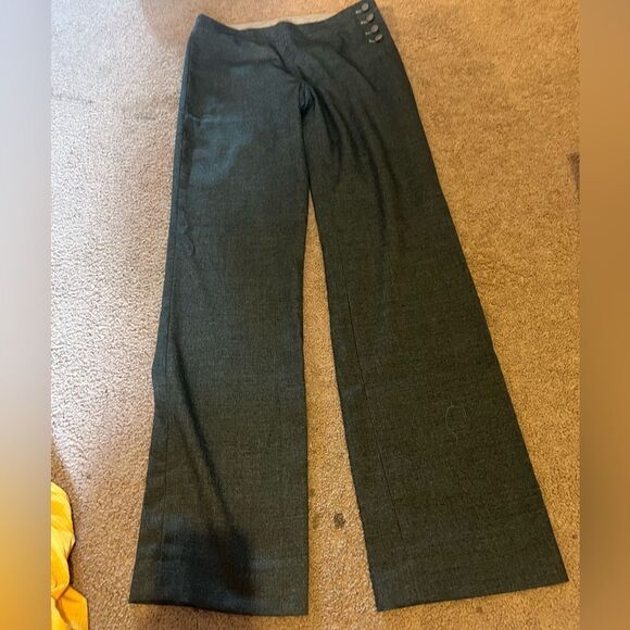 Anthropologie Elevenses Brighton Grey Pants Women's Size 2 - Picture 4 of 13